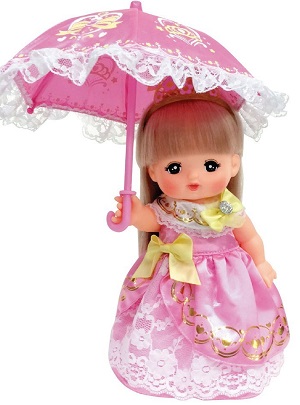 メルちゃんの服・お姫様ドレスと傘セット