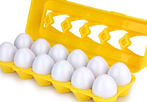 卵の形合わせのおもちゃ
